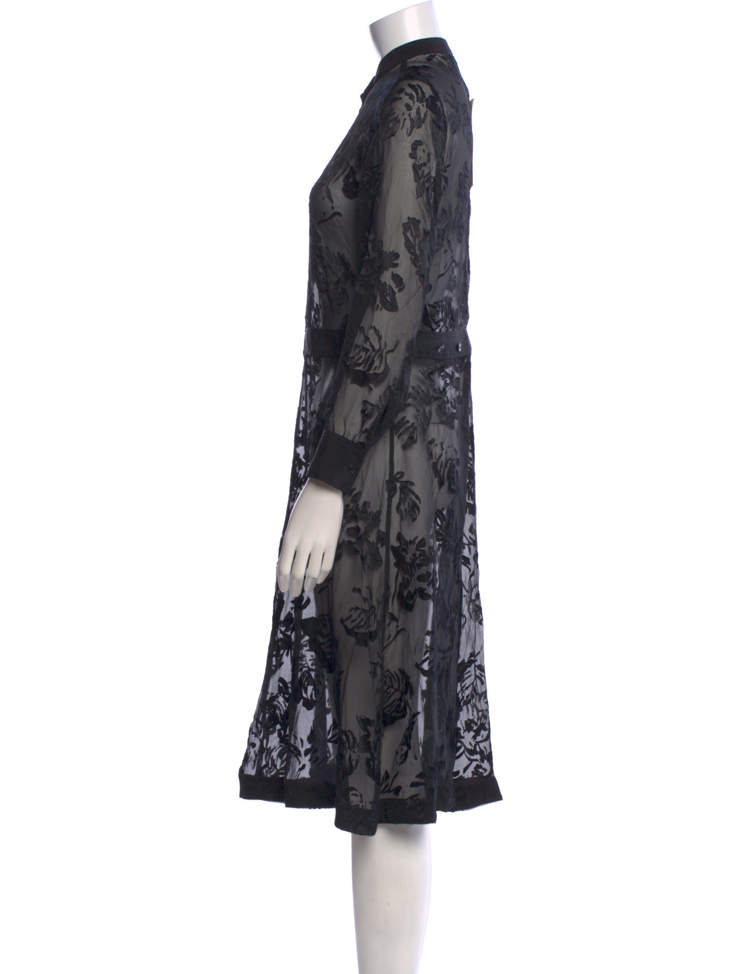 Rag & Bone Silk Midi Length Dress