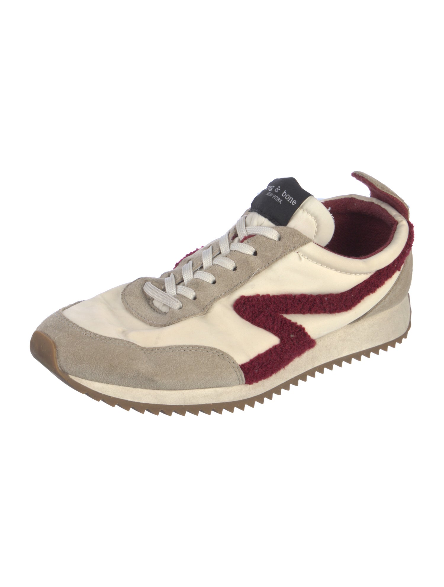 Rag & Bone Nylon Colorblock Pattern Sneakers