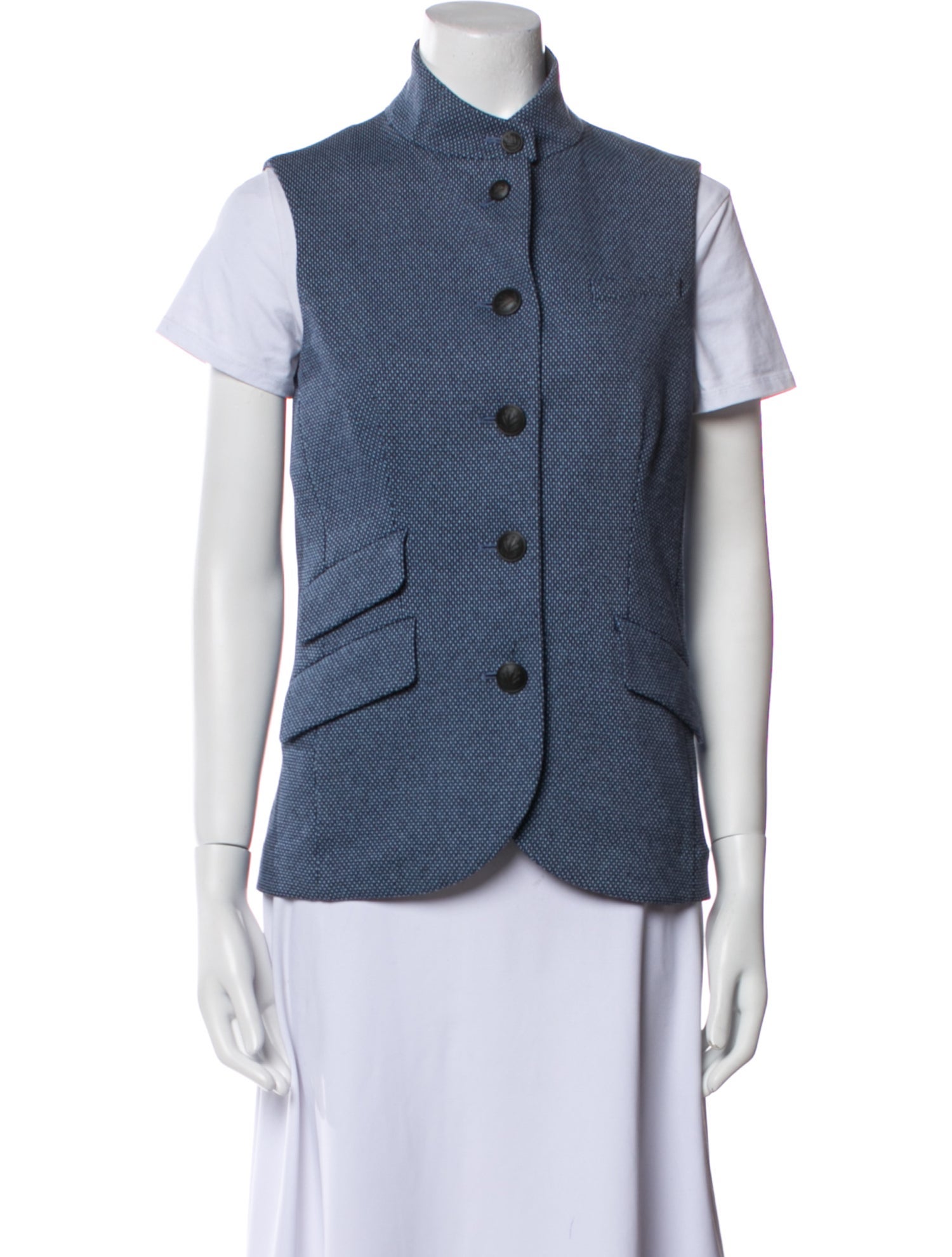 Rag & Bone Plaid Print Vest w/ Tags