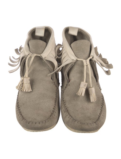 Rag & Bone Suede Colorblock Pattern Boots