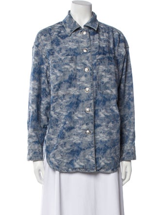 Rag & Bone Printed Denim Jacket