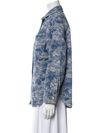 Rag & Bone Printed Denim Jacket