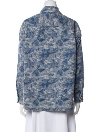 Rag & Bone Printed Denim Jacket