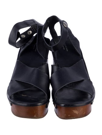 Rag & Bone Leather Studded Accents Slingback Sandals