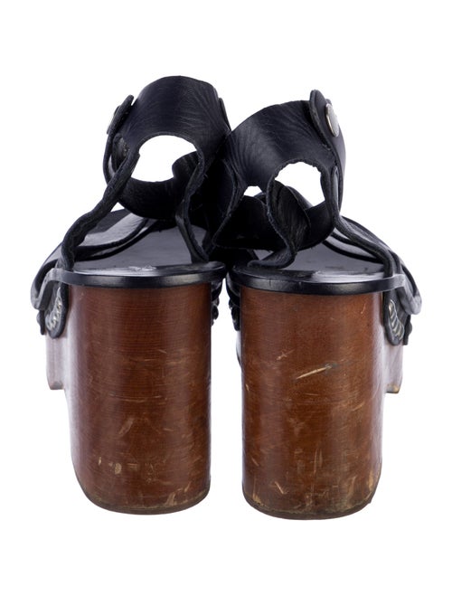 Rag & Bone Leather Studded Accents Slingback Sandals