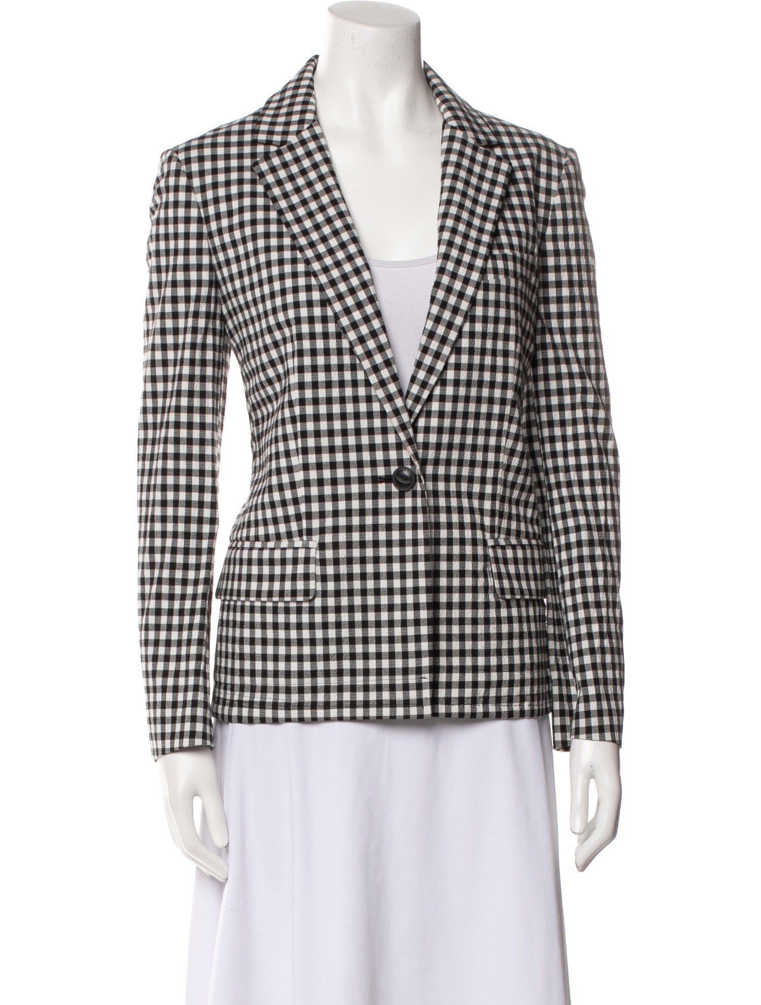 Rag & Bone Plaid Print Blazer