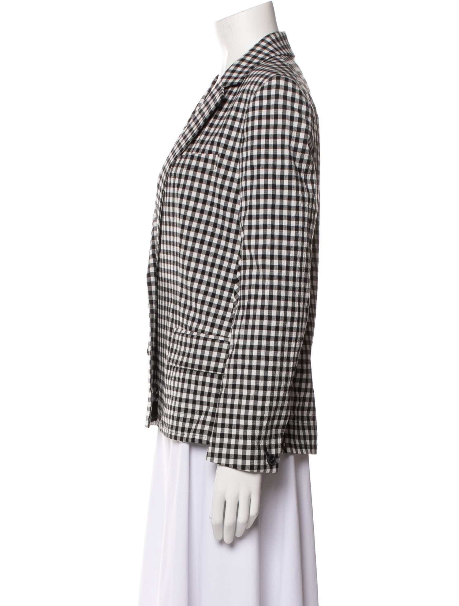 Rag & Bone Plaid Print Blazer