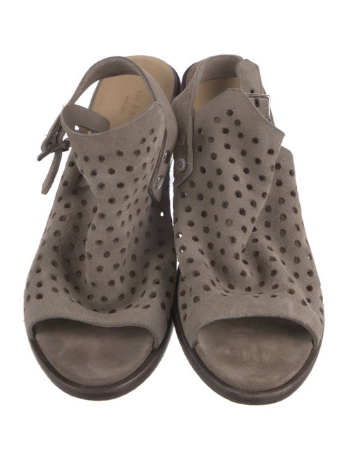 Rag & Bone Suede Lasercut Accents Slingback Sandals
