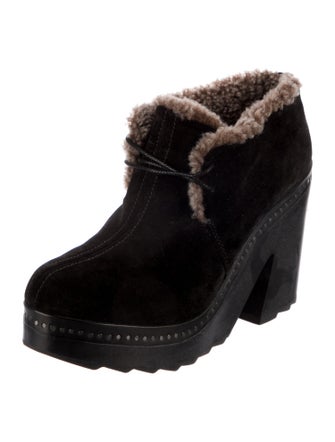 Rag & Bone Suede Studded Accents Lace-Up Boots