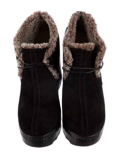 Rag & Bone Suede Studded Accents Lace-Up Boots