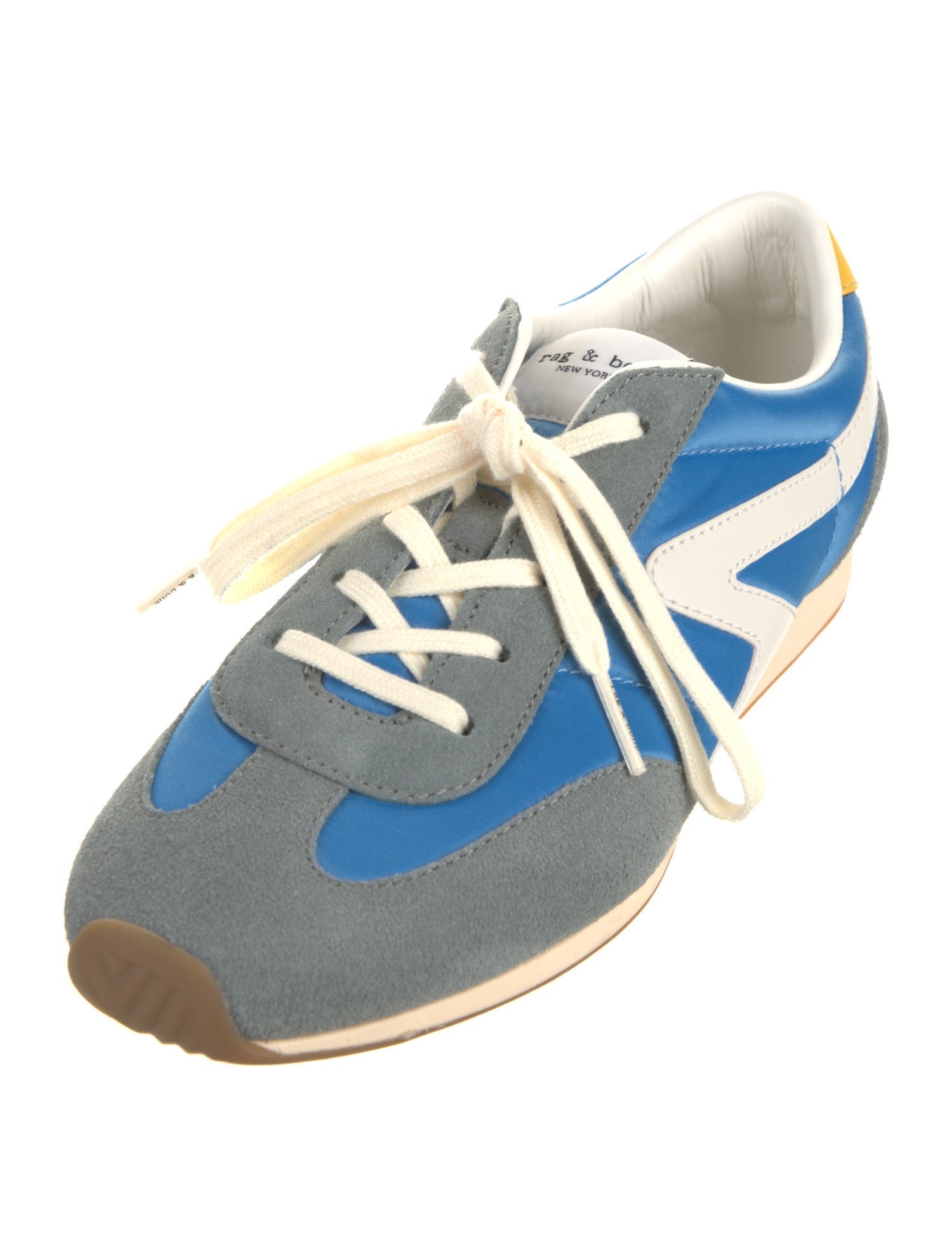 Rag & Bone Suede Colorblock Pattern Sneakers