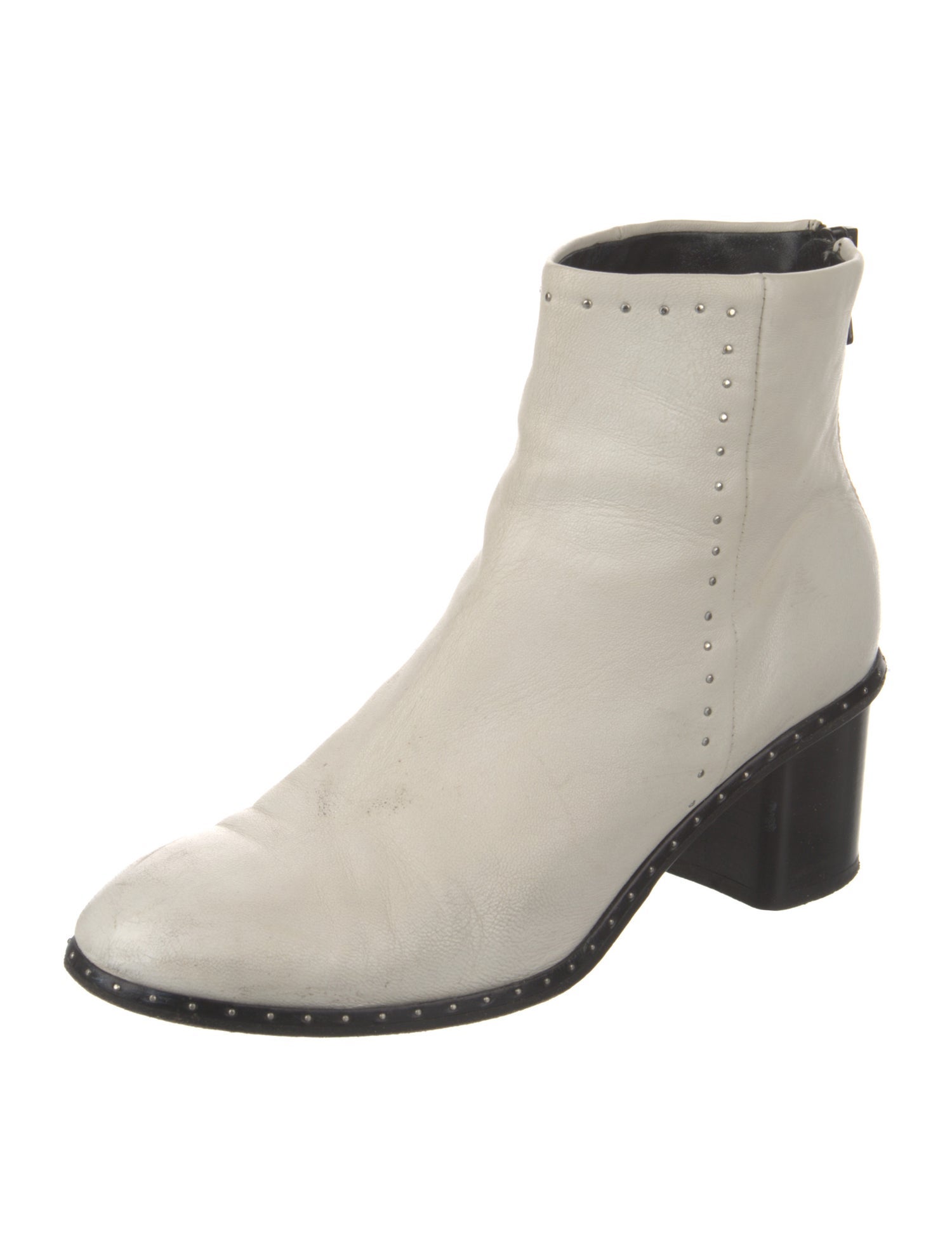 Rag & Bone Leather Studded Accents Boots