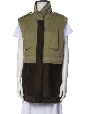 Rag & Bone Colorblock Pattern Vest