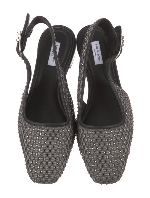 Rag & Bone Canvas Slingback Flats
