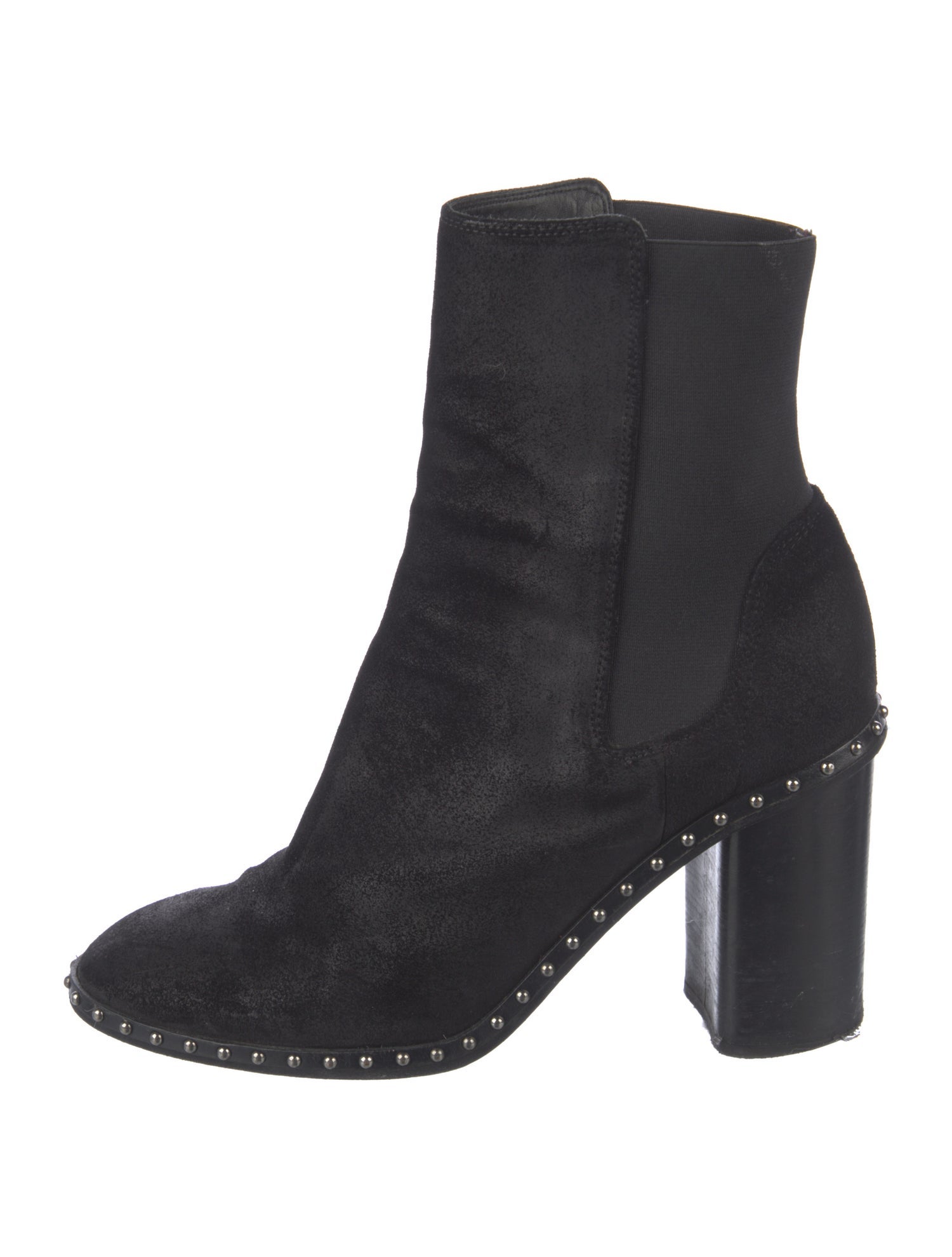 Rag & Bone Suede Studded Accents Boots