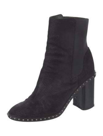 Rag & Bone Suede Studded Accents Boots