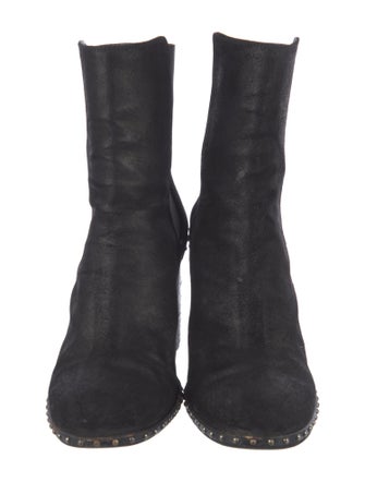 Rag & Bone Suede Studded Accents Boots