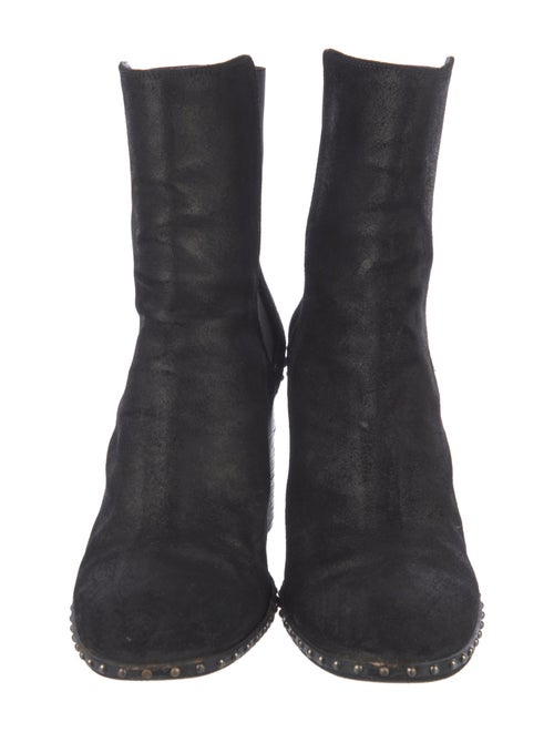 Rag & Bone Suede Studded Accents Boots