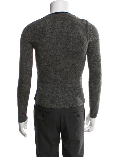 Rag & Bone Merino Wool Plaid Print Cardigan