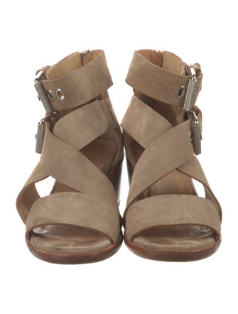 Rag & Bone Suede Cutout Accent Sandals