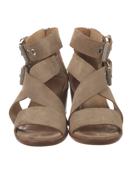 Rag & Bone Suede Cutout Accent Sandals
