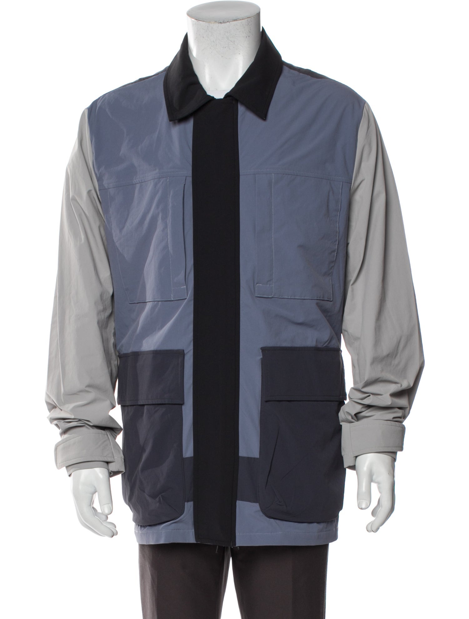 Rag & Bone Colorblock Pattern Utility Jacket