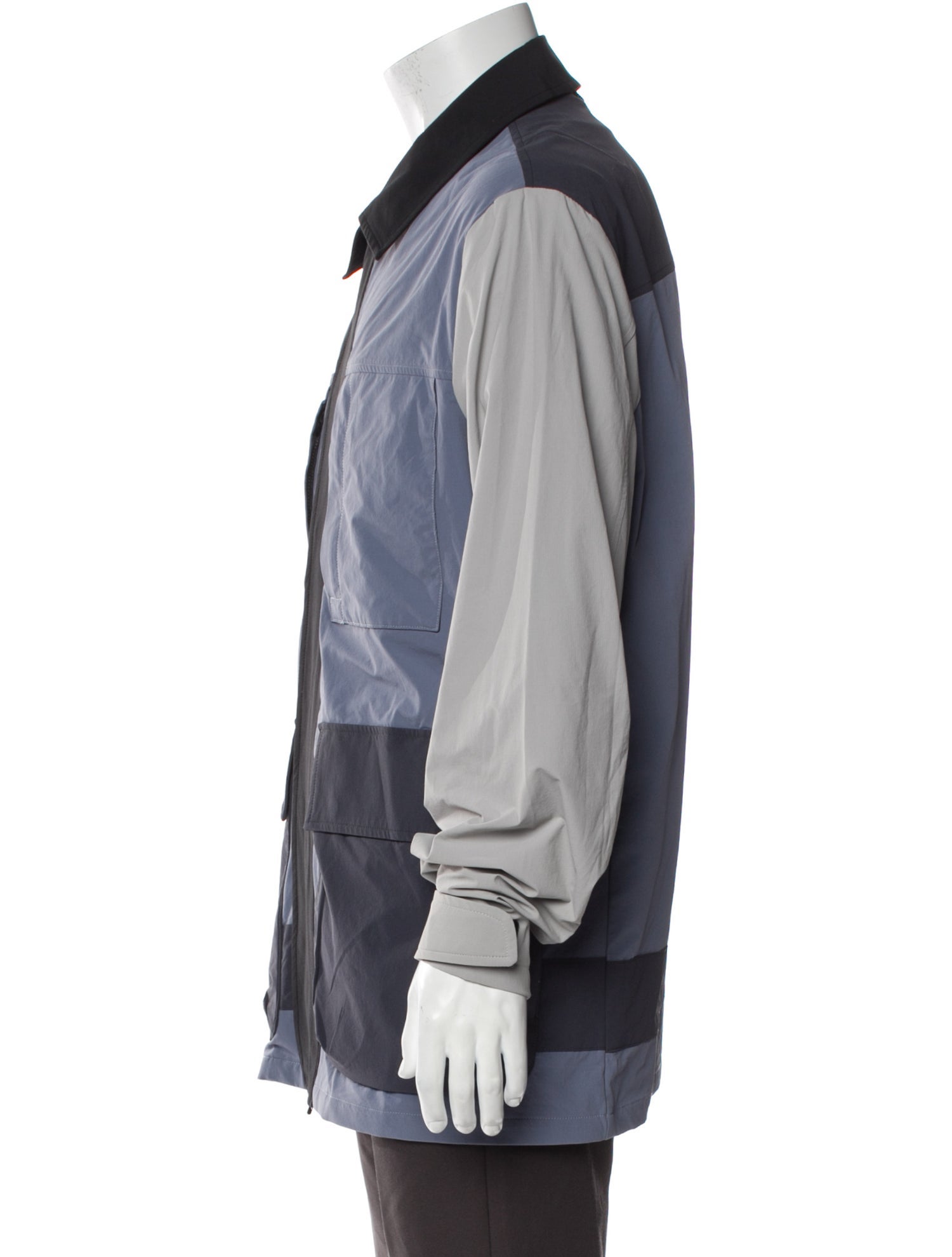 Rag & Bone Colorblock Pattern Utility Jacket