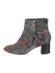 Rag & Bone Velvet Floral Print Boots
