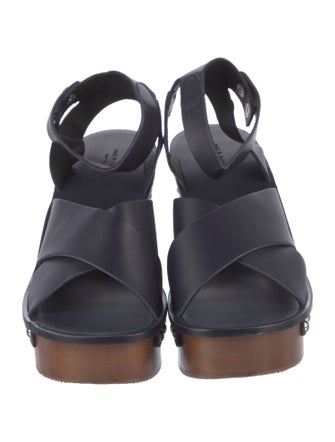 Rag & Bone Leather Studded Accents Slingback Sandals