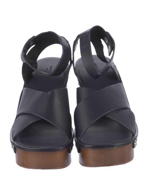 Rag & Bone Leather Studded Accents Slingback Sandals