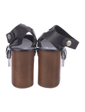 Rag & Bone Leather Studded Accents Slingback Sandals