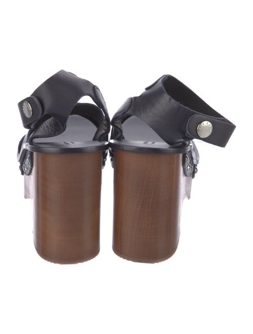 Rag & Bone Leather Studded Accents Slingback Sandals