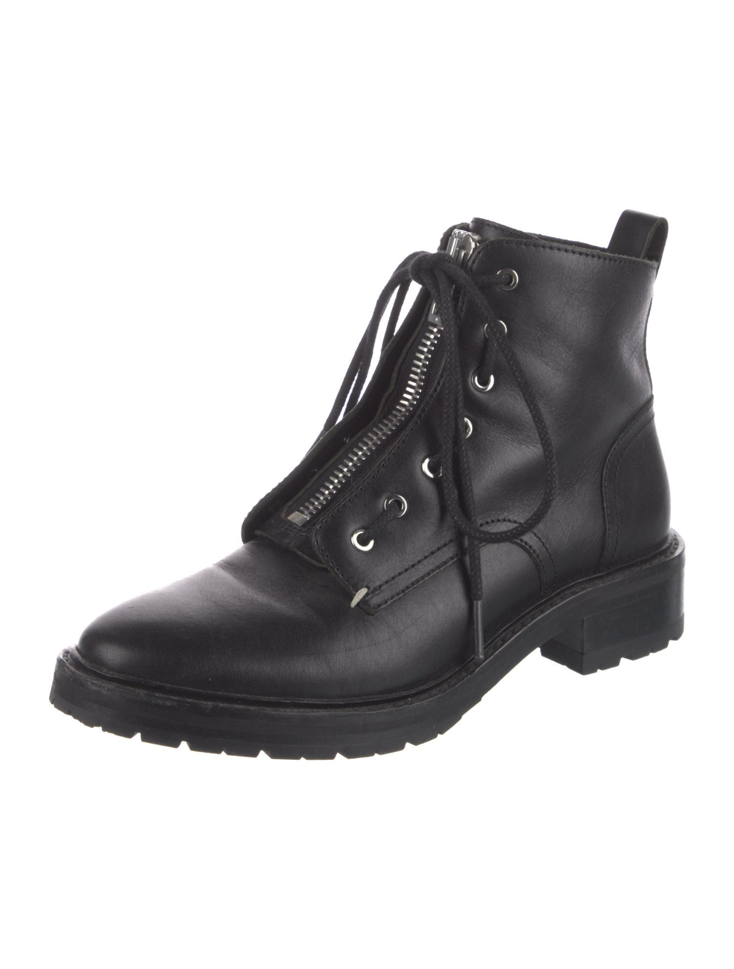 Rag & Bone Leather Combat Boots