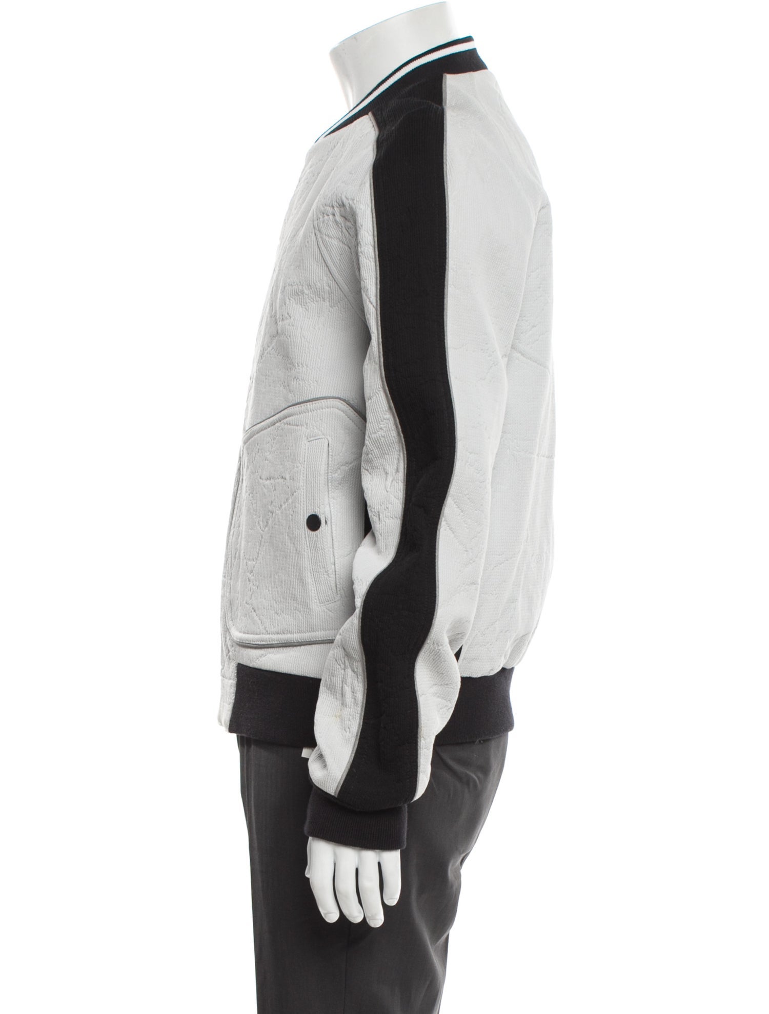 Rag & Bone Colorblock Pattern Bomber Jacket