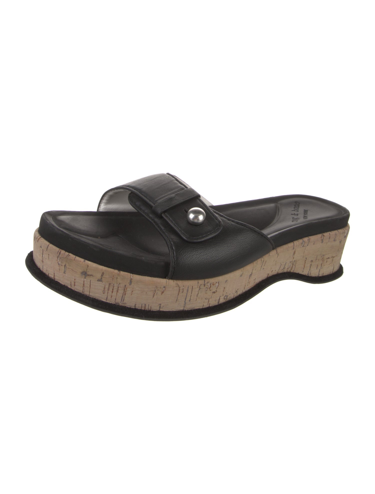 Rag & Bone Leather Slides