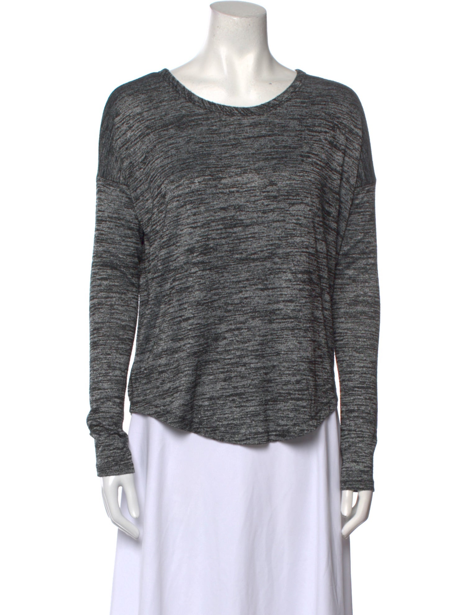 Rag & Bone Printed Scoop Neck Sweater