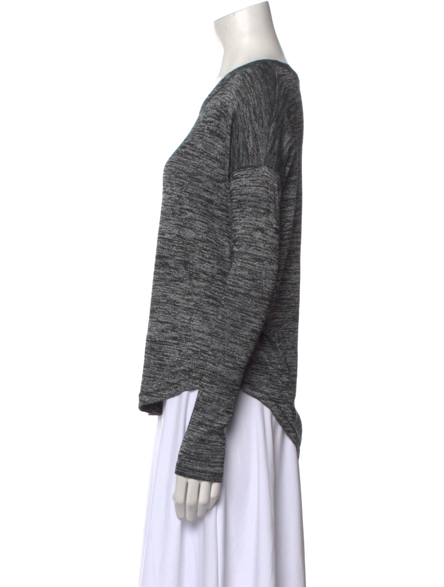 Rag & Bone Printed Scoop Neck Sweater