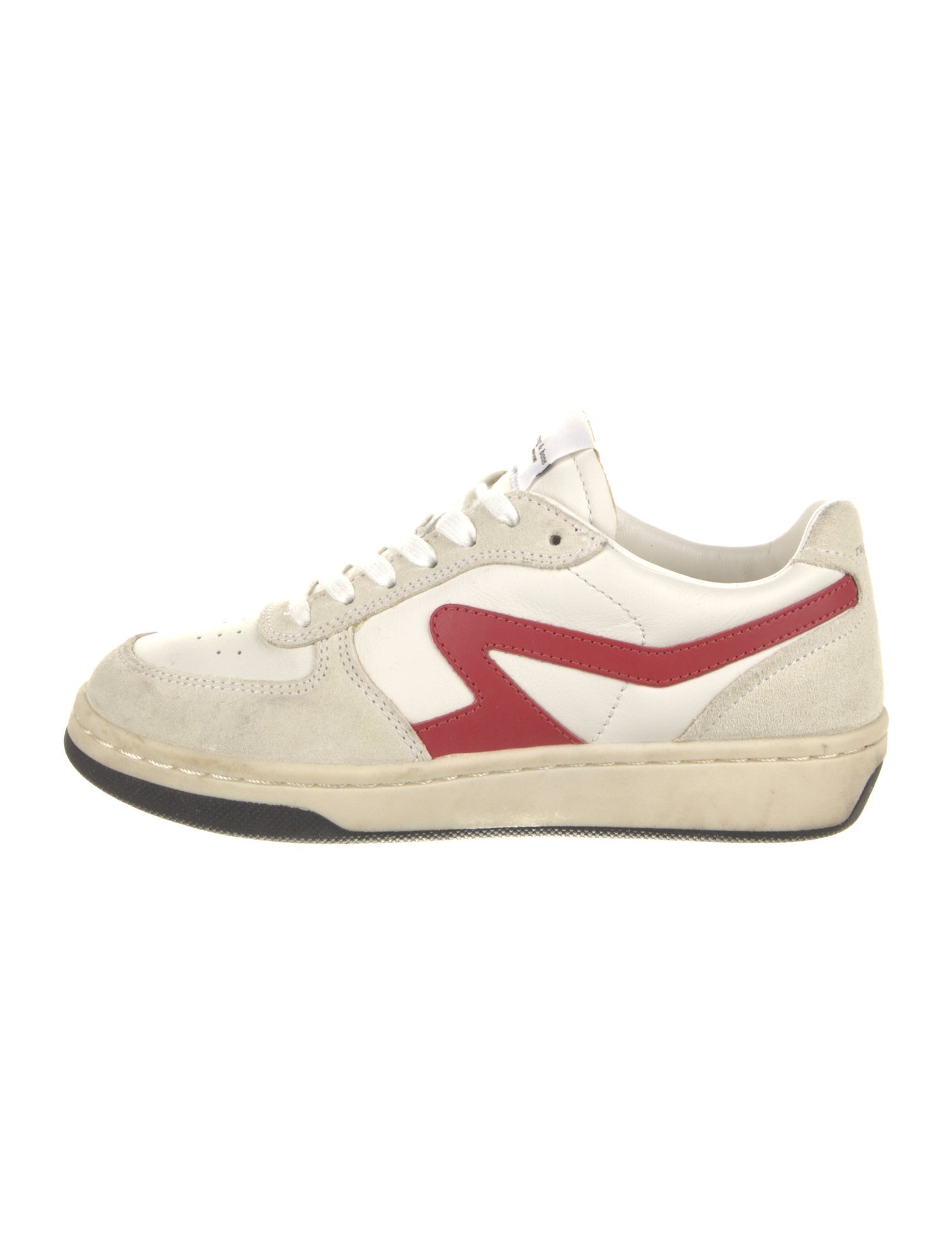 Rag & Bone Leather Colorblock Pattern Sneakers