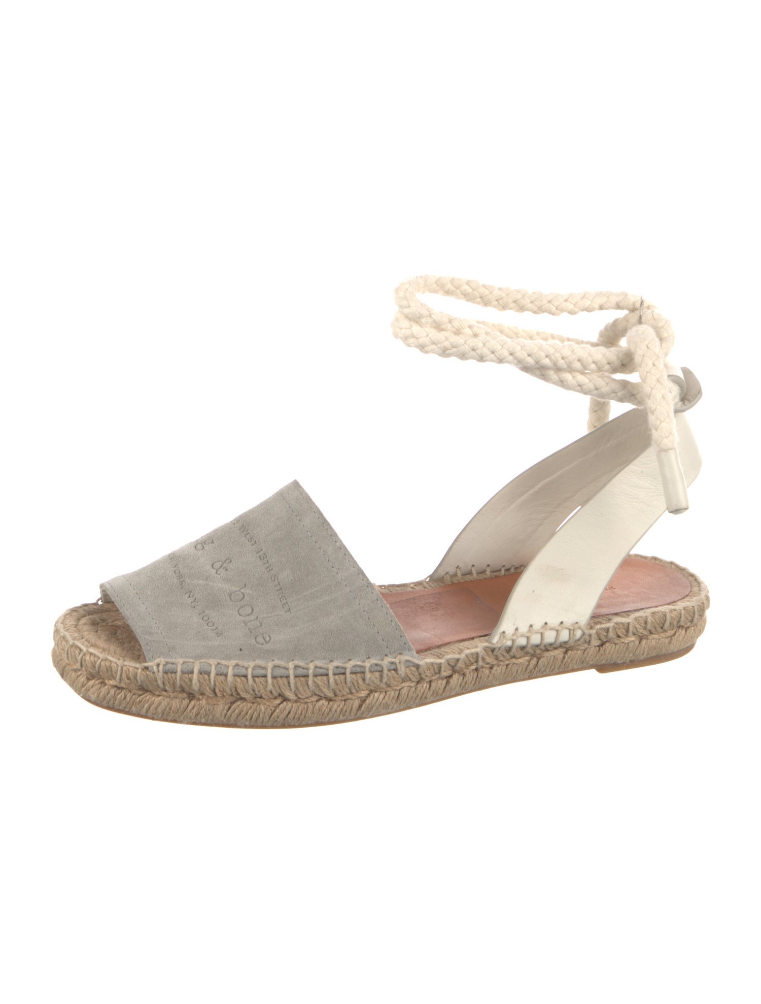 Rag & Bone Suede Colorblock Pattern Espadrilles