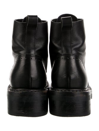 Rag & Bone Leather Combat Boots