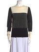 Rag & Bone Colorblock Pattern Mock Neck Sweater