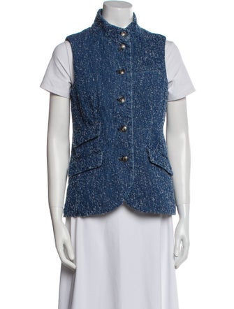 Rag & Bone Tweed Pattern Vest