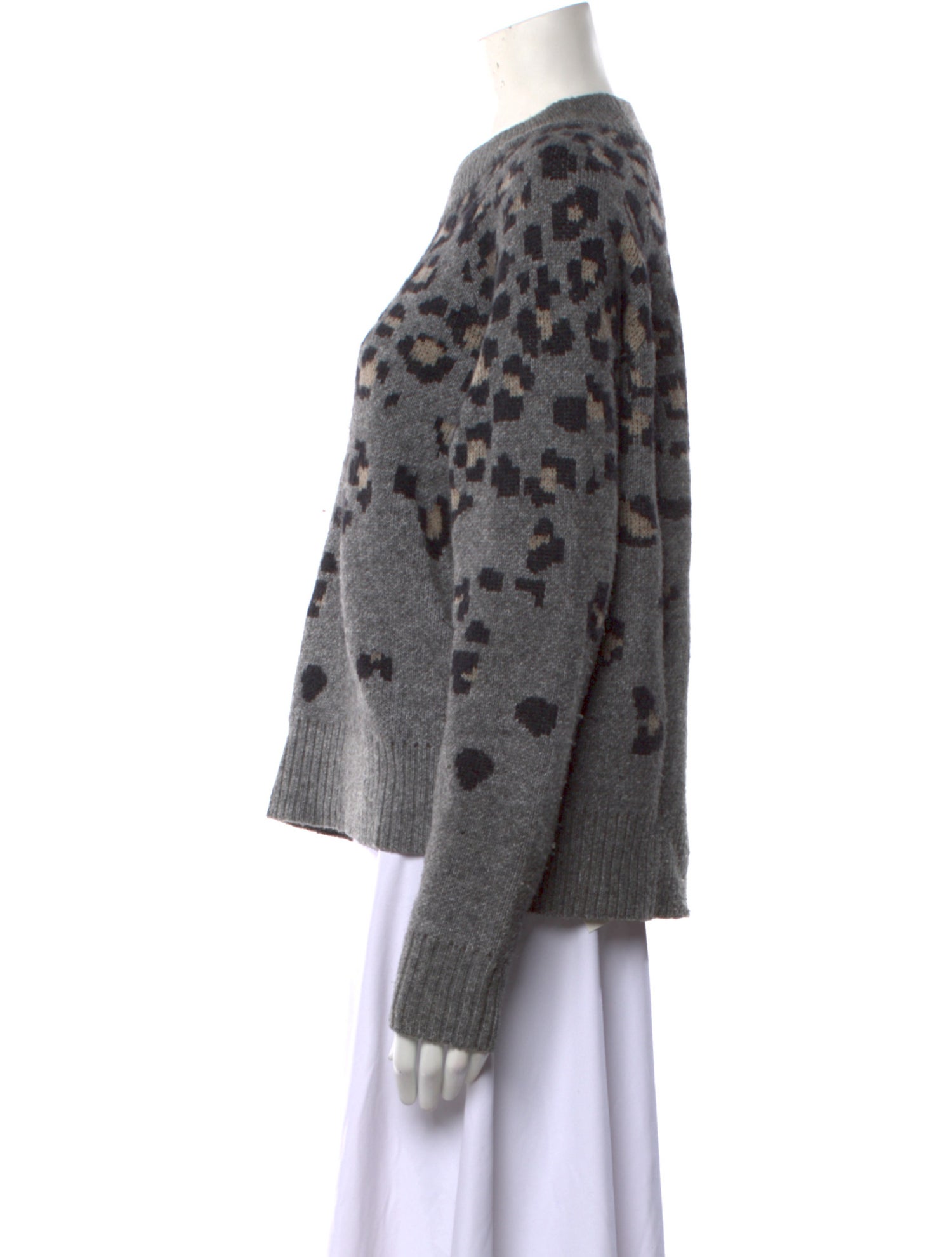 Rag & Bone Wool Animal Print Sweater