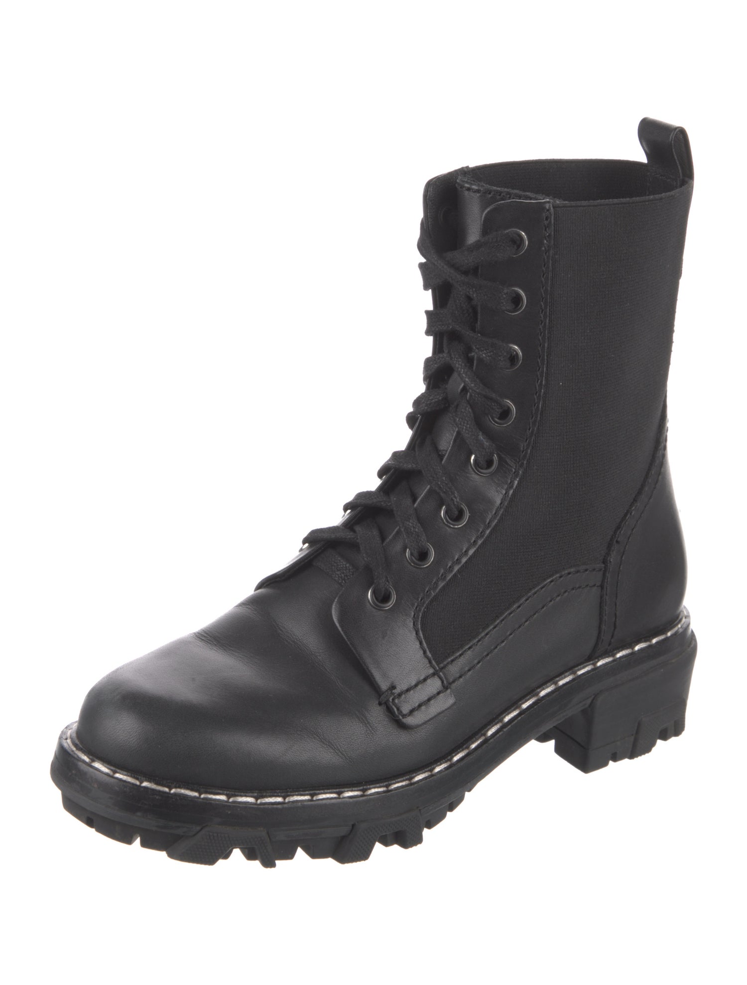 Rag & Bone Leather Combat Boots