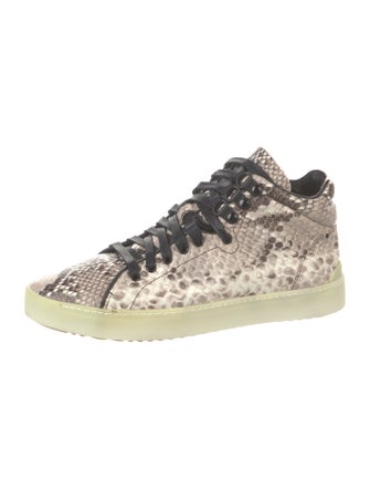 Rag & Bone Leather Animal Print Sneakers