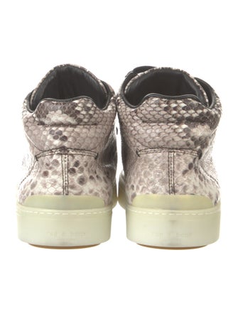 Rag & Bone Leather Animal Print Sneakers