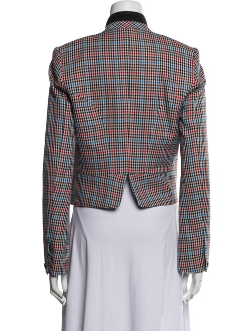 Rag & Bone Plaid Print Blazer