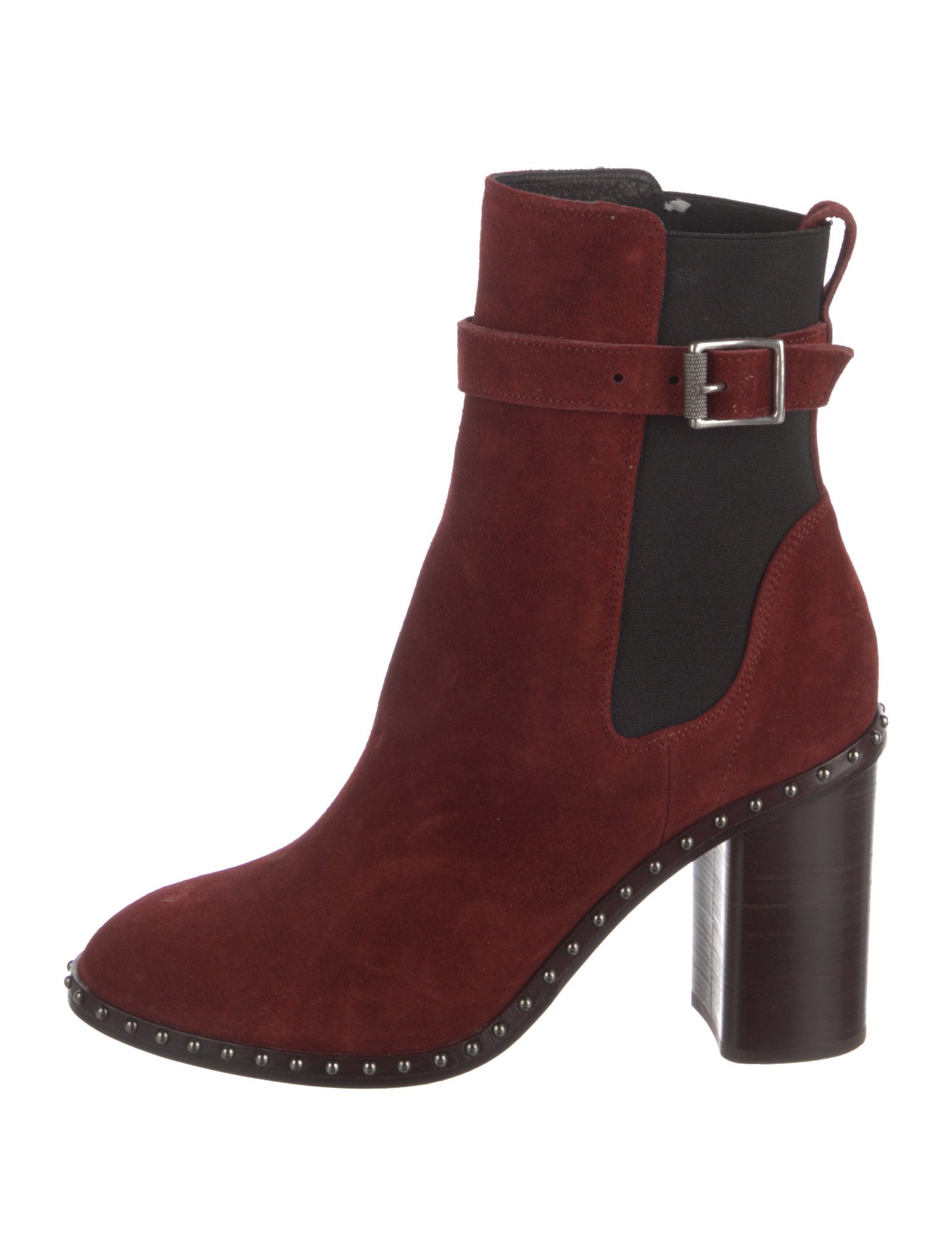Rag & Bone Suede Studded Accents Boots