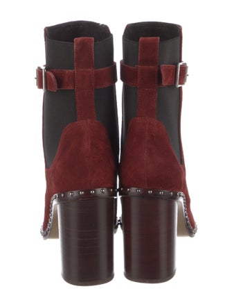 Rag & Bone Suede Studded Accents Boots