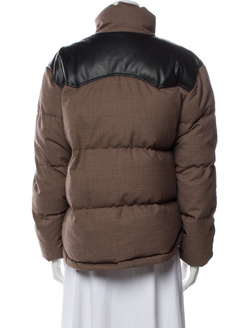 Rag & Bone Wool Plaid Print Down Jacket